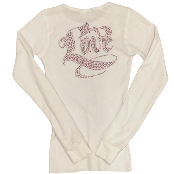 Tankh White Embellished Long Sleeve Shirt, Size Medium - Picture 2 of 13